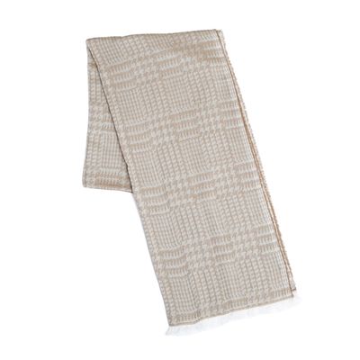 Paul Costelloe Living Woven Dogs Tooth Scarf thumbnail