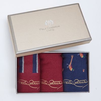 Paul Costelloe Living Boxed Socks - Pack Of 3 thumbnail