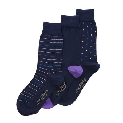 Paul Costelloe Living Formal Socks - Pack Of 3 thumbnail