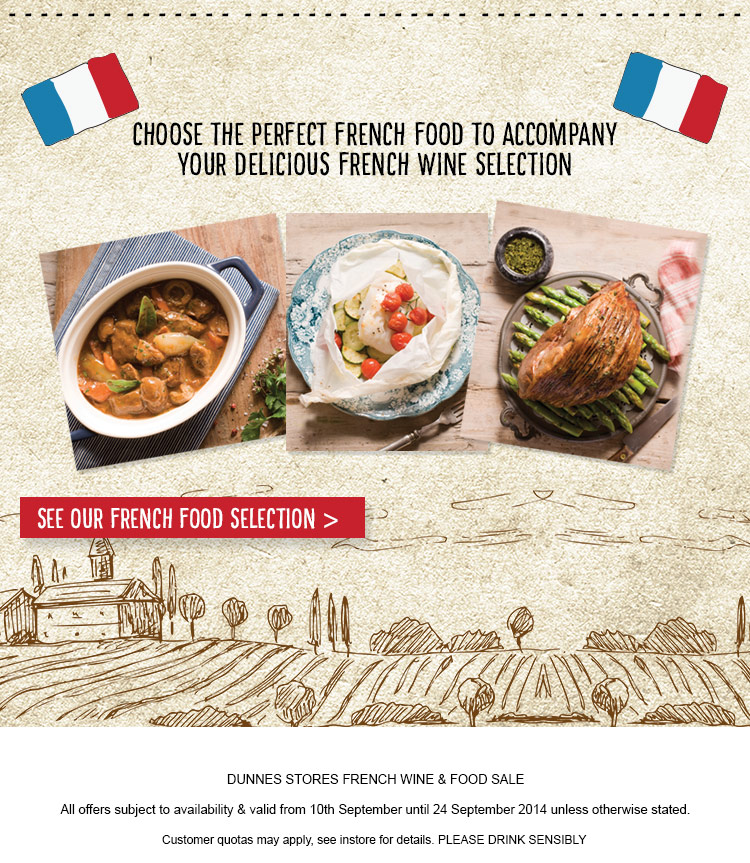 French Food and Wine Sale